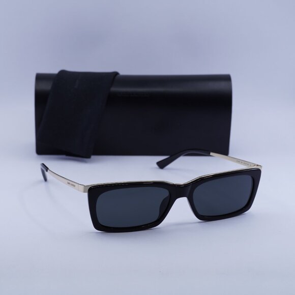 🕶️ New Saint Laurent SL766 001 Sunglasses - Black\Gold Frame, Black Lenses - Picture 10 of 10